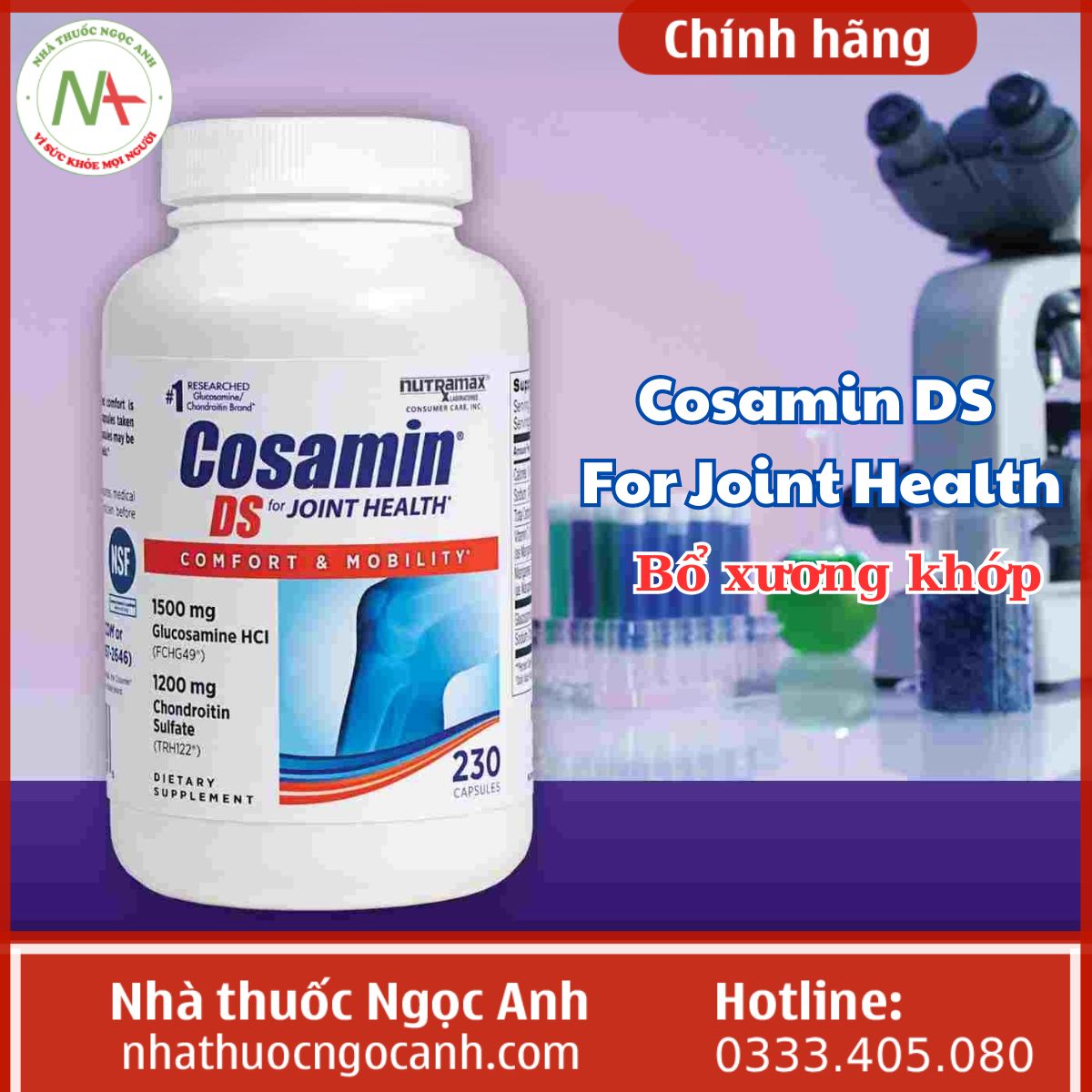 Cosamin DS For Joint Health bổ sụn khớp