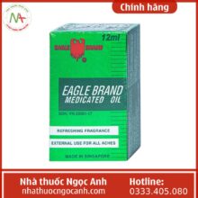 Dầu gió xanh Con Ó (Eagle Brand Medicated Oil)