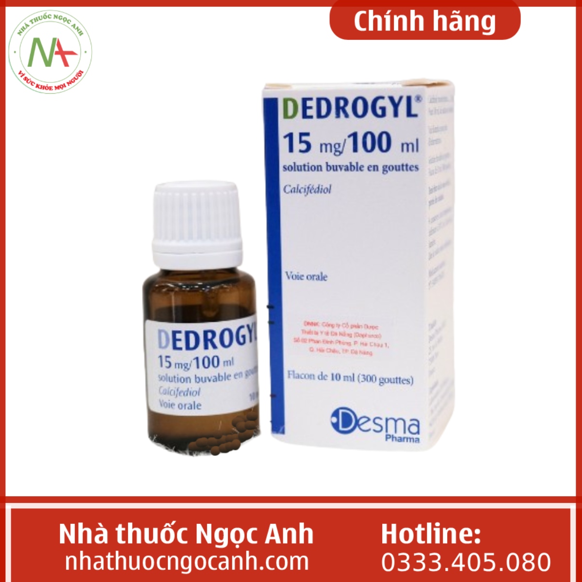 Dedrogyl 15mg/100ml