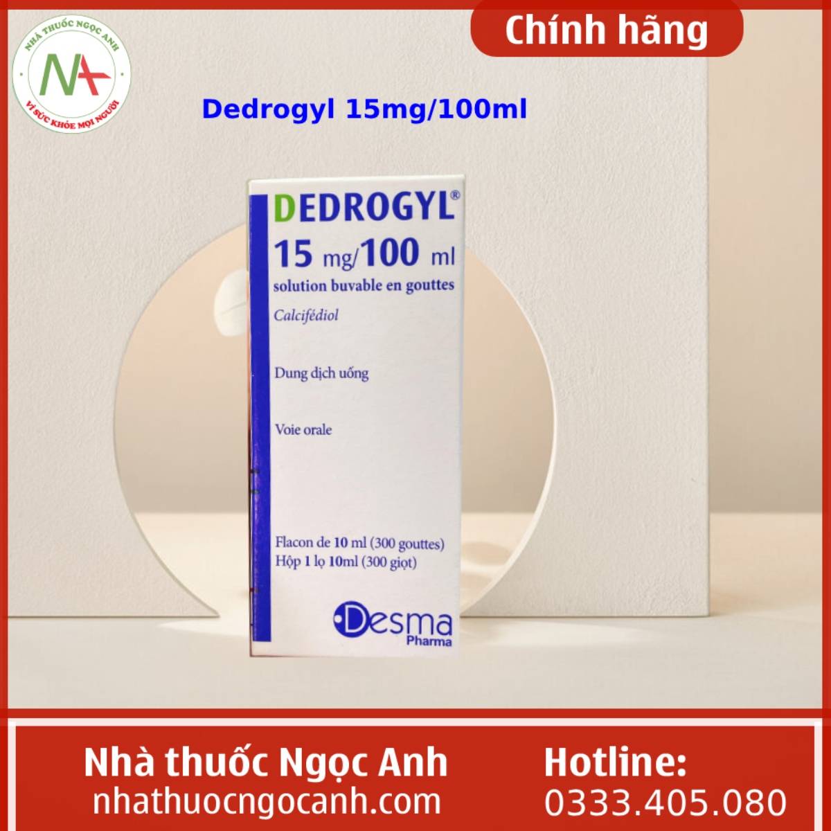 Dedrogyl 15mg100ml