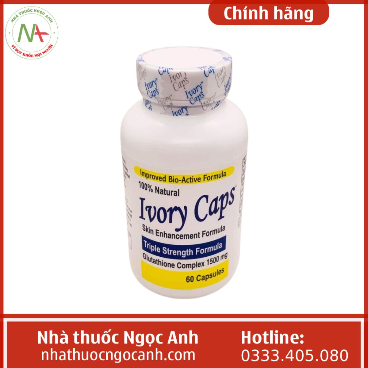 Ivory Caps Glutathione 1500mg