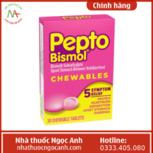 Kẹo ngậm Pepto Bismol hỗ trợ tiêu hóa