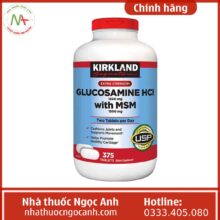 Kirkland Glucosamine HCL 1500mg With MSM 1500mg hỗ trợ xương khớp