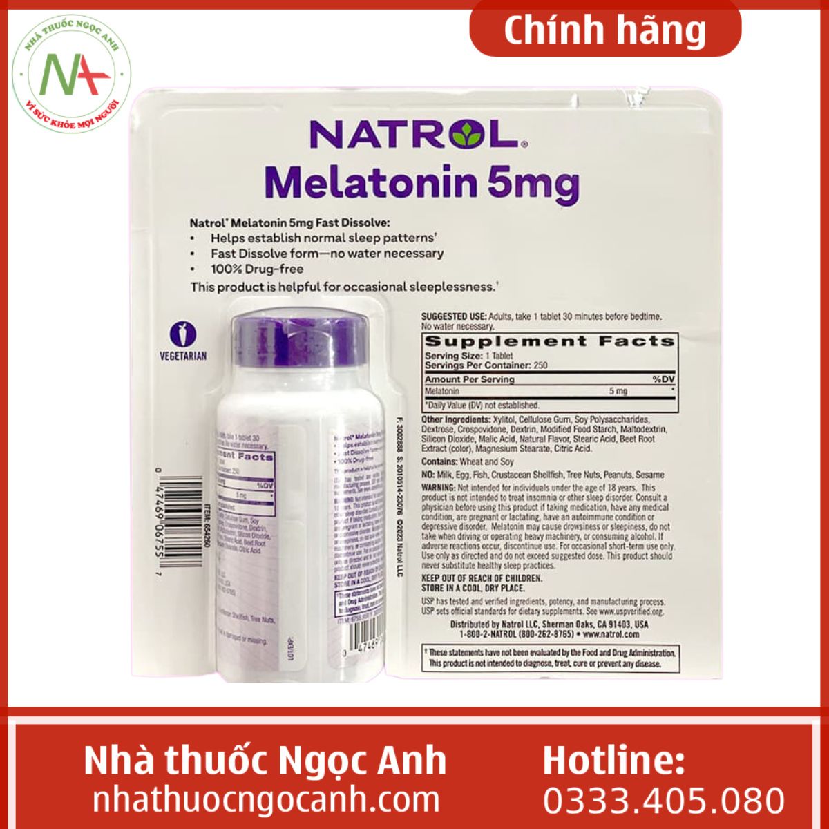 Natrol Melatonin Sleep 5mg