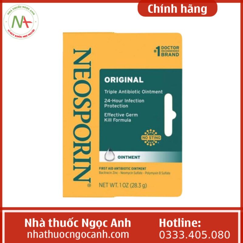 Neotar Oitment Thuốc mỡ Neosporin Original Ointment 28.3g giá bao nhiêu, mua ớ đâu?