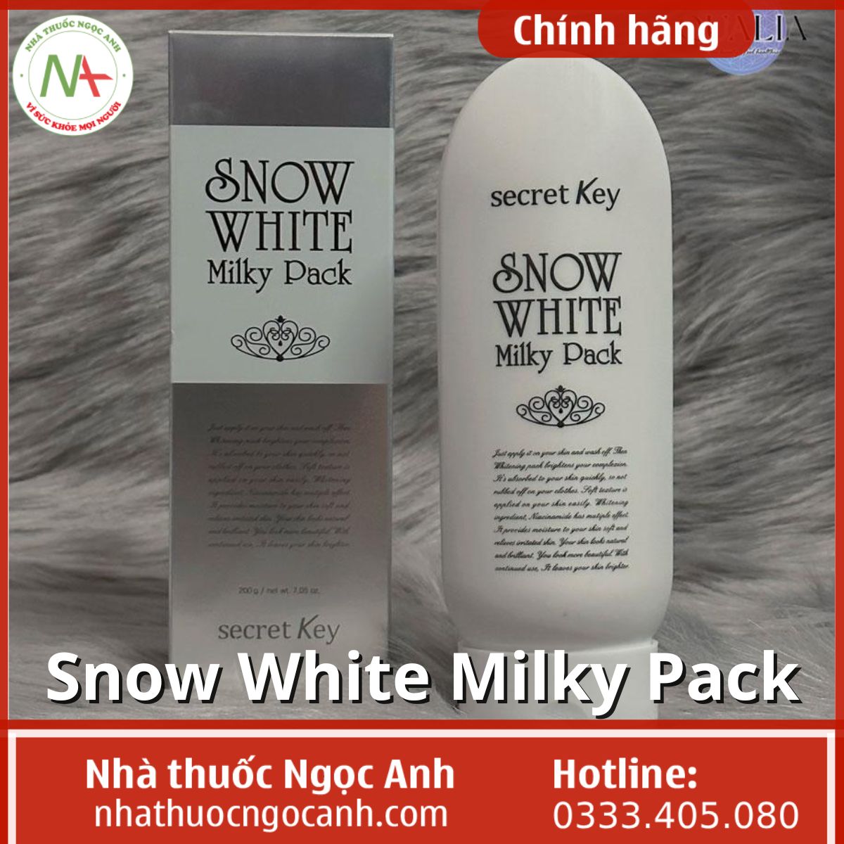 Snow White Milky Pack dưỡng trắng da