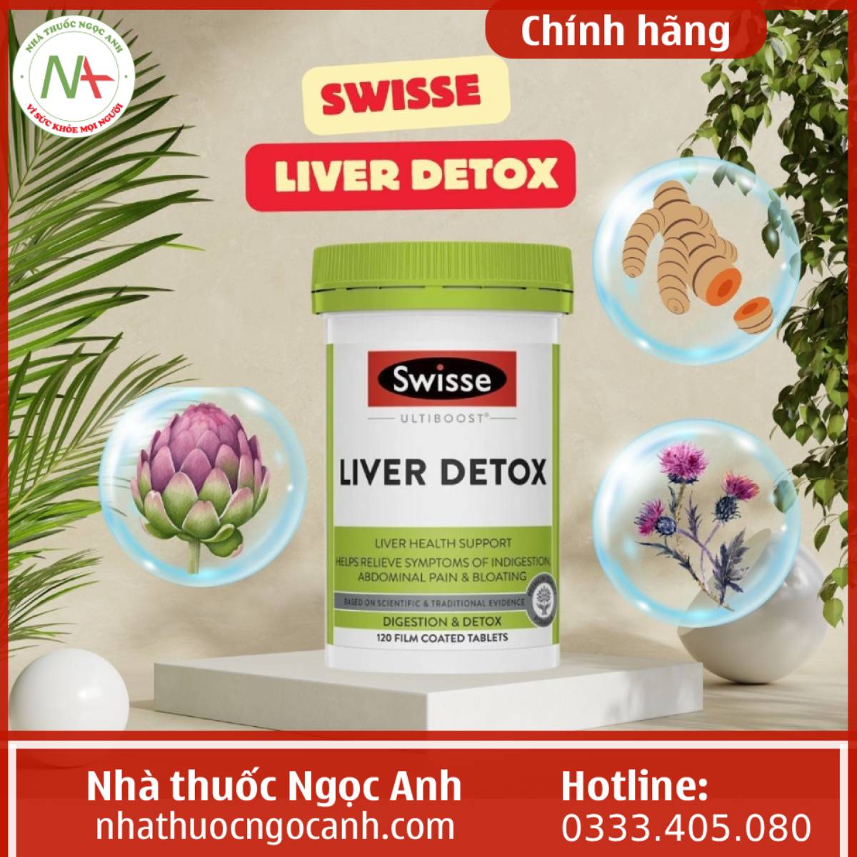 Thành phần Swisse Liver Detox