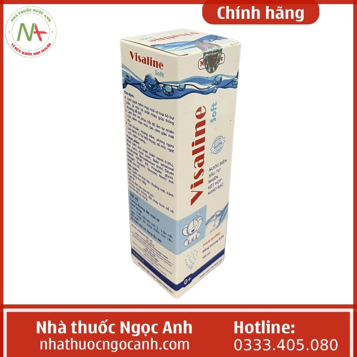 Visaline Soft dung dịch vệ sinh mũi