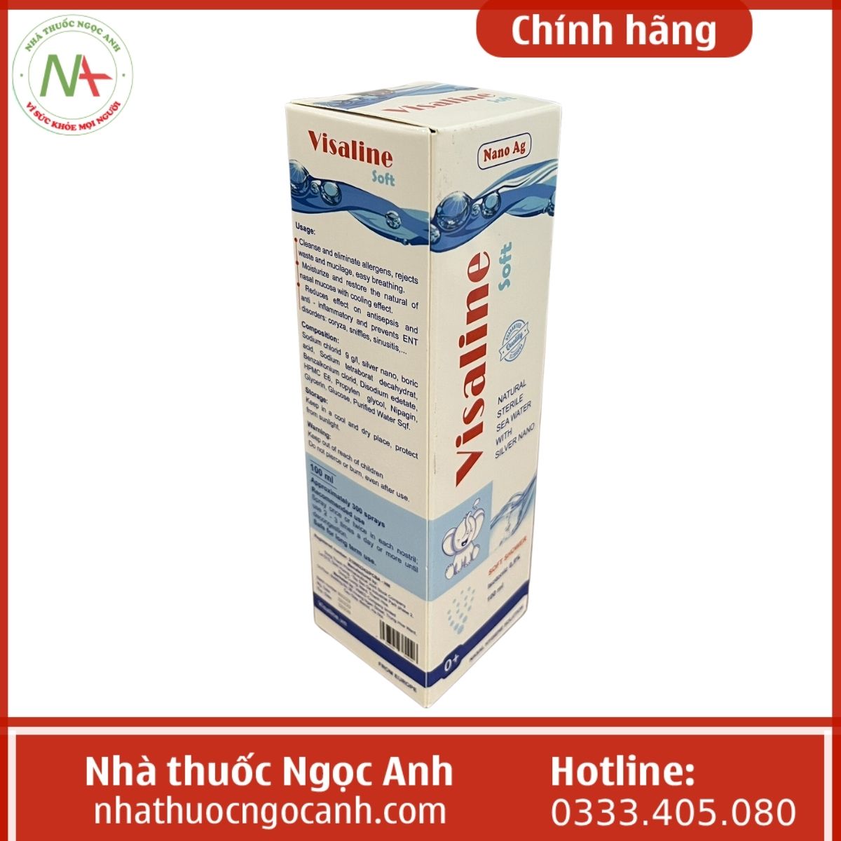 Visaline Soft dung dịch vệ sinh mũi