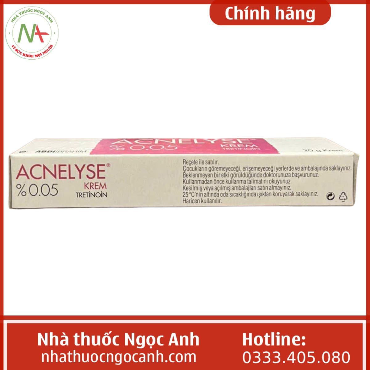 Acnelyse Krem Tretinoin 0.05%