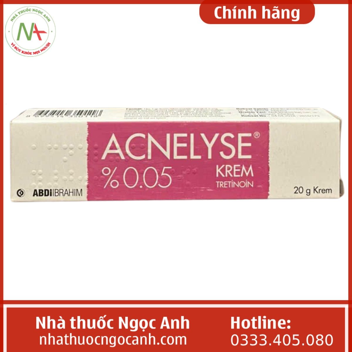 Acnelyse Krem Tretinoin 0.05%