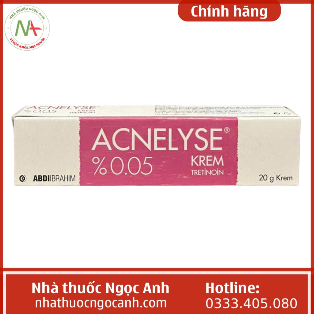 Acnelyse Krem Tretinoin 0.05%