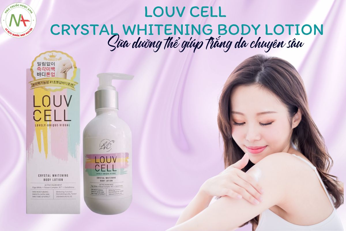 Louv Cell Crystal Whitening Body Lotion Crystal Whitening Body Lotion
