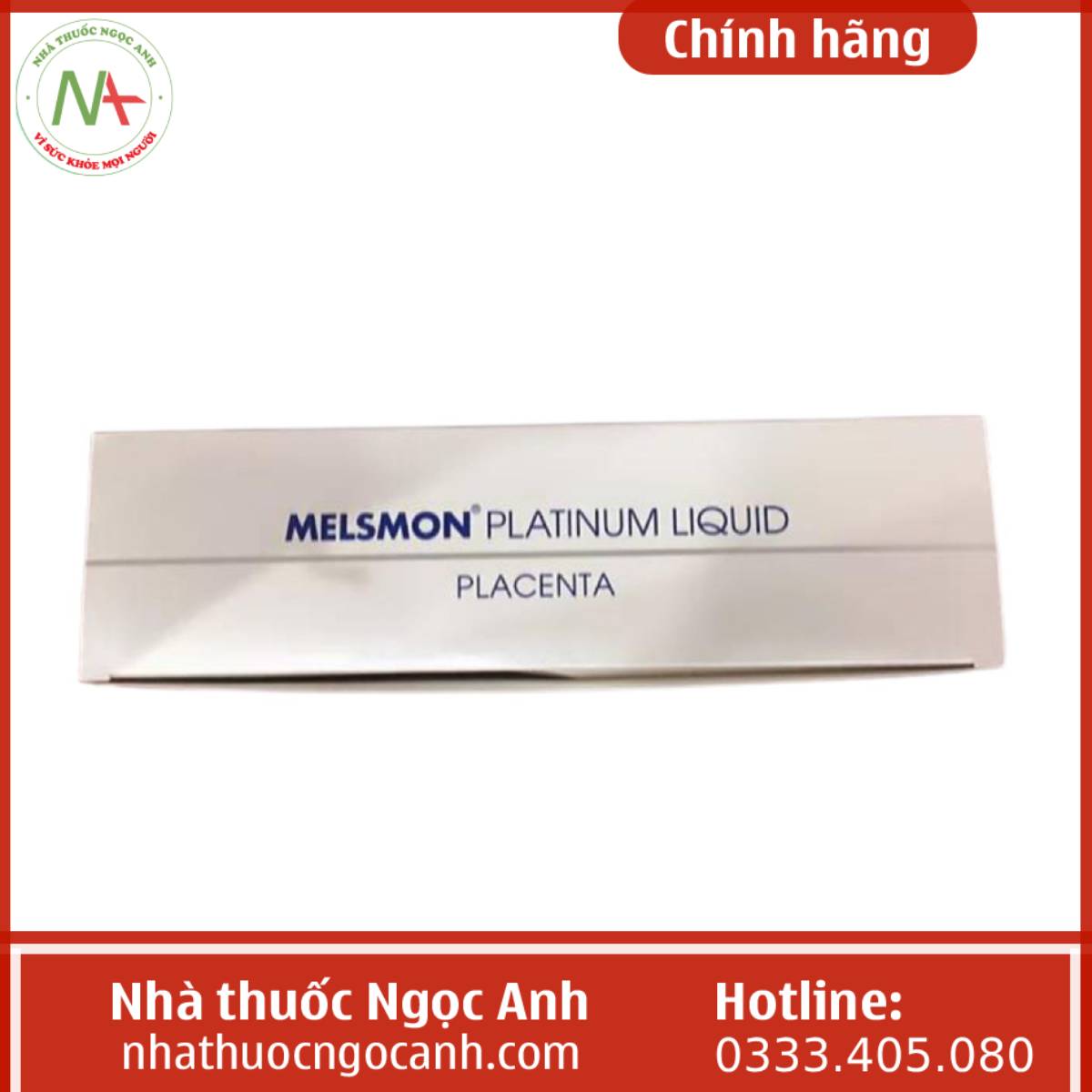Nước uống nhau thai ngựa của Nhật Bản - Melsmon Platinum Liquid