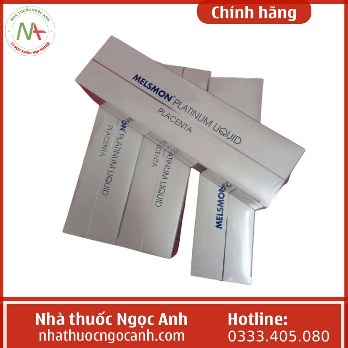 Nước uống nhau thai ngựa của Nhật Bản - Melsmon Platinum Liquid