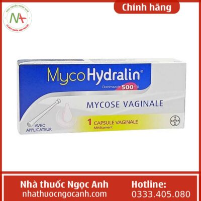 Viên đặt phụ khoa của Pháp - MycoHydralin 500mg