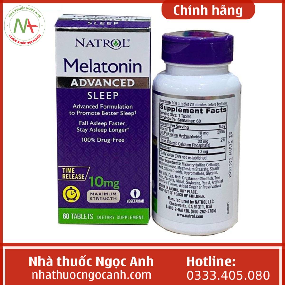 Natrol Melatonin Sleep 10mg