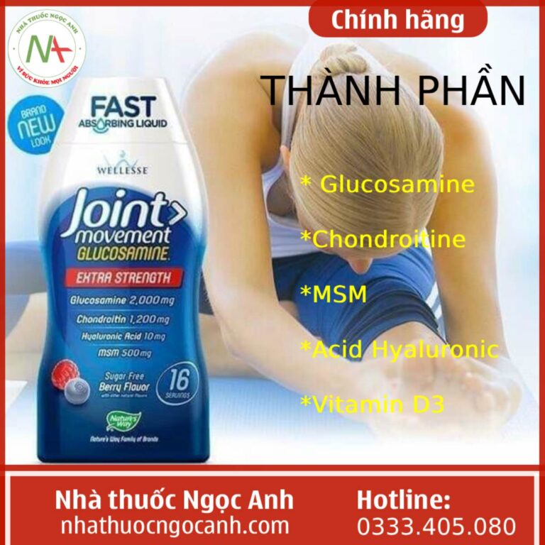 Thuốc Nature’s Way Joint Movement Glucosamine Extra Strength giá bao