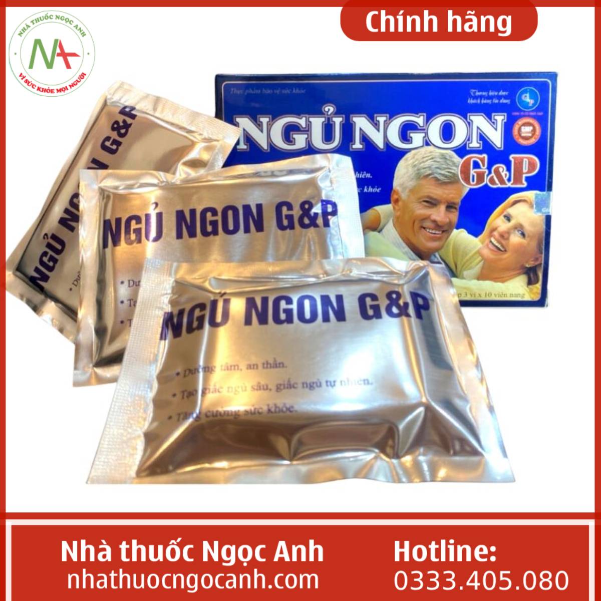 Ngủ ngon G&P hỗ trợ trị mất ngủ