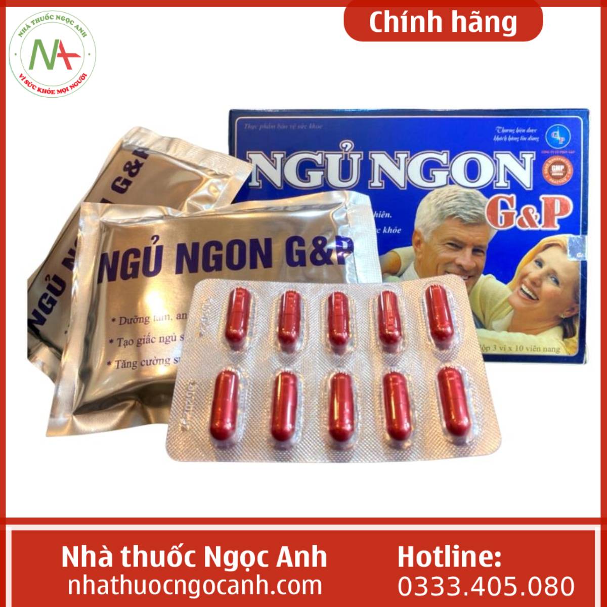 Ngủ ngon G&P hỗ trợ trị mất ngủ