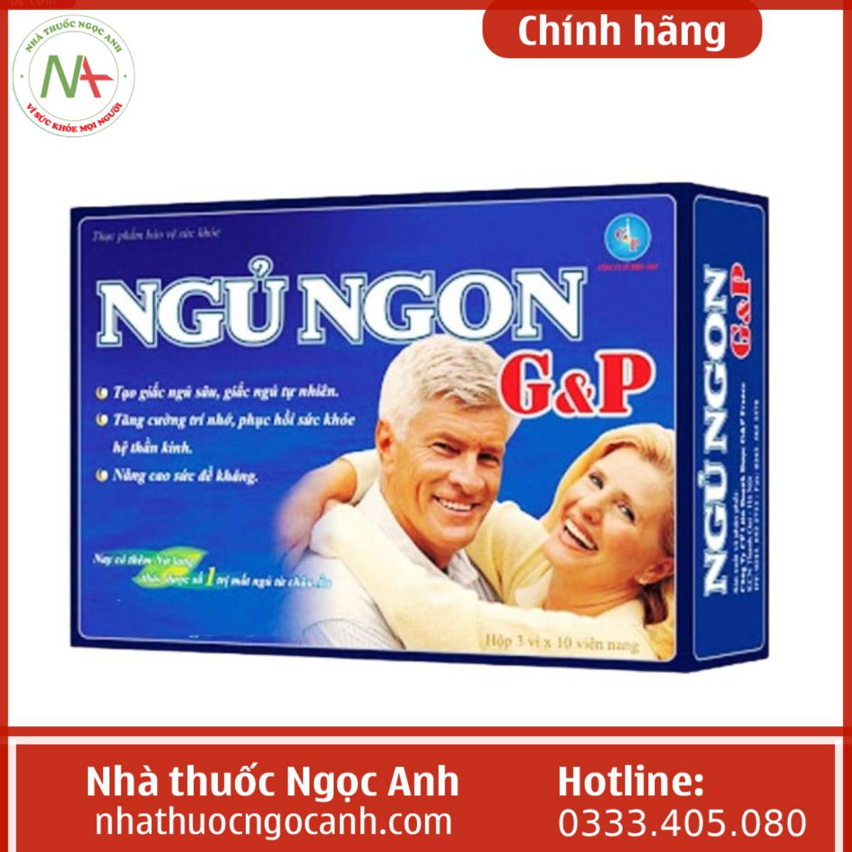 Ngủ ngon G&P hỗ trợ trị mất ngủ