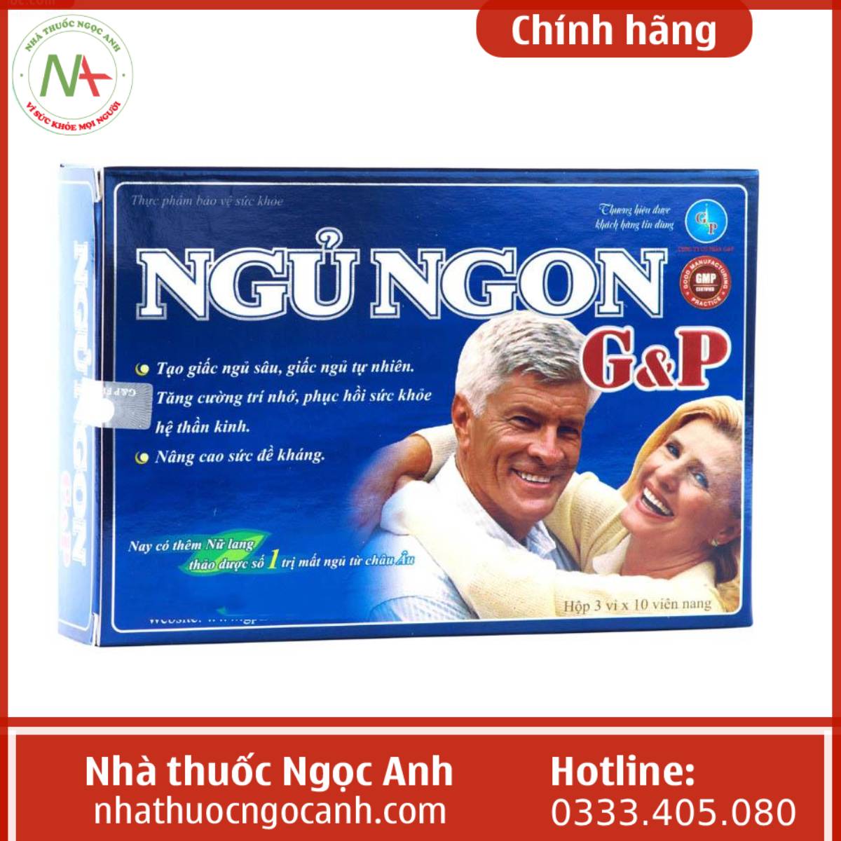 Ngủ ngon G&P hỗ trợ trị mất ngủ