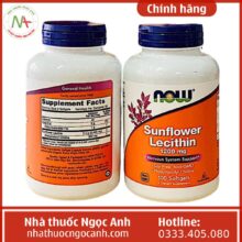 Now Sunflower Lecithin 1200mg