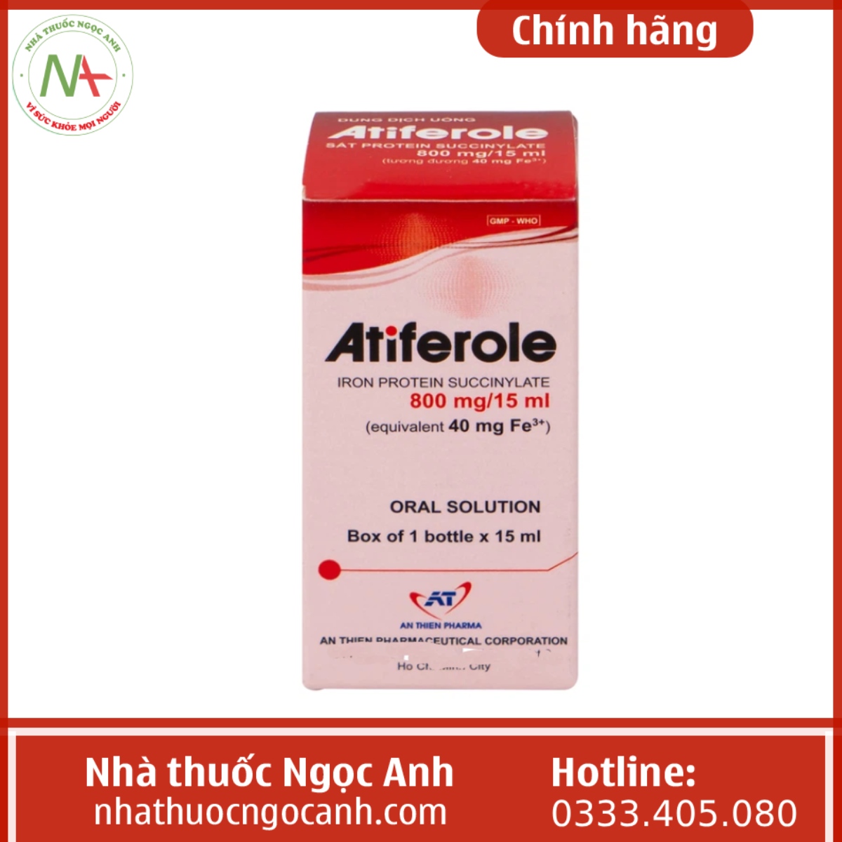 Atiferole 800mg/15ml