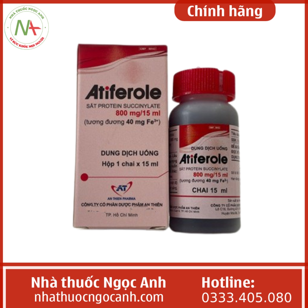 Atiferole 800mg/15ml