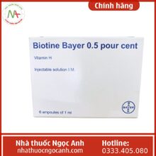 Biotine Bayer 0.5 pour cent