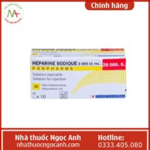 Heparine Sodique 5000 UI/ml Panpharma