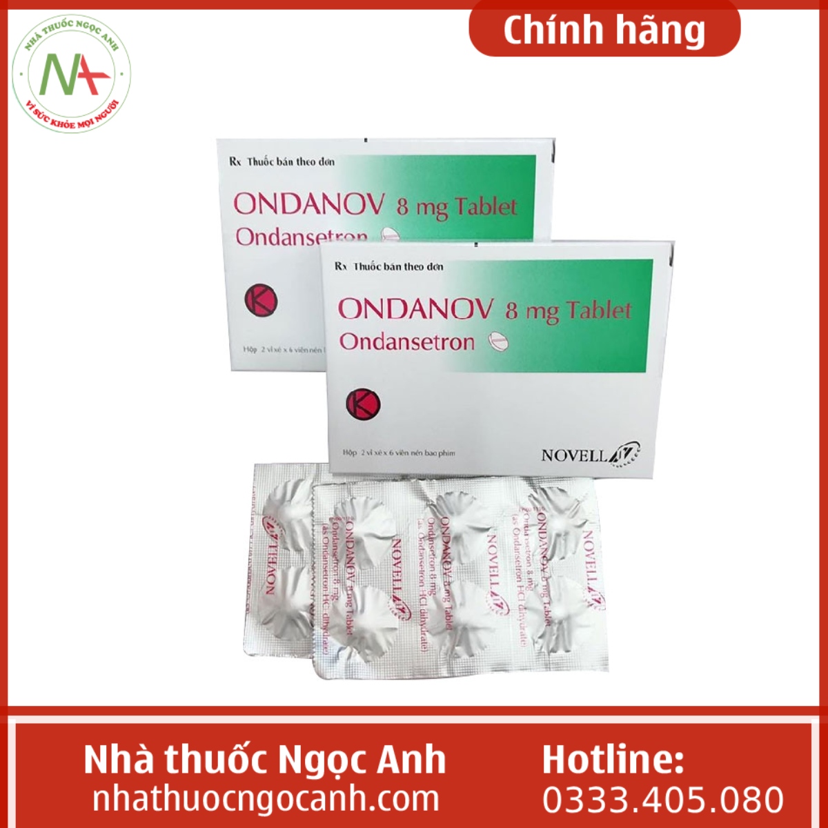 Ondanov 8mg Tablet