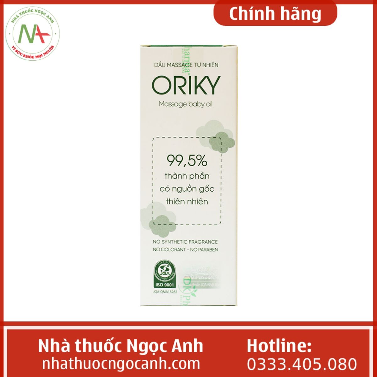 Oriky Massage Baby Oil