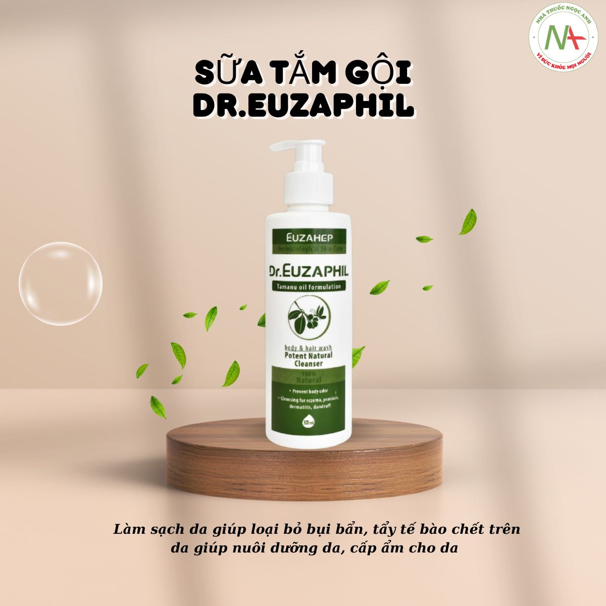 Sữa tắm gội Dr.Euzaphil