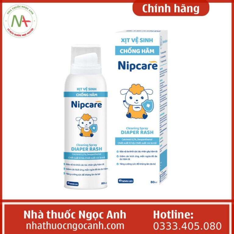 Xịt vệ sinh chống hăm Nipcare