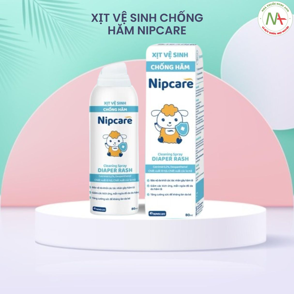 Xịt vệ sinh chống hăm Nipcare