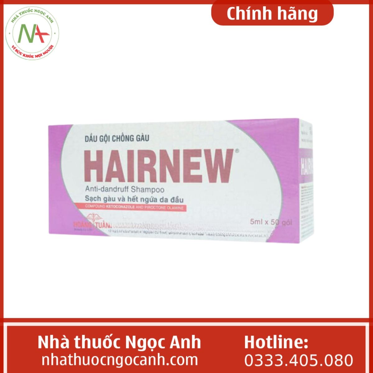 Dầu gội chống gàu Hairnew