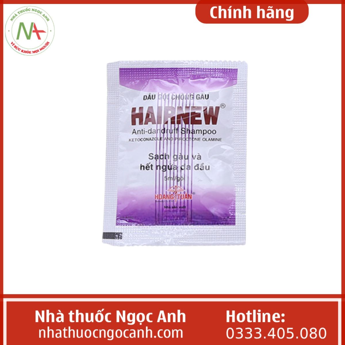 Dầu gội chống gàu Hairnew