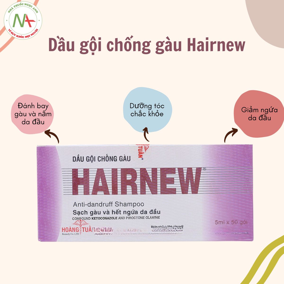 Dầu gội chống gàu Hairnew