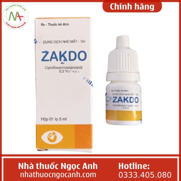 Dung dịch nhỏ mắt – tai Zakdo