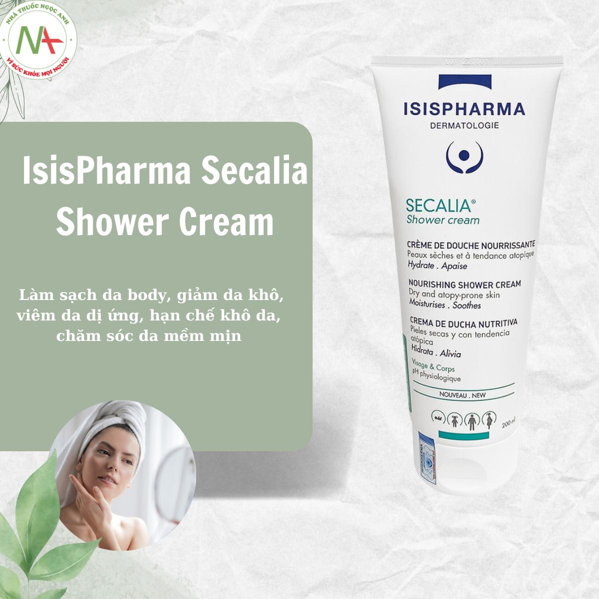 IsisPharma Secalia Shower Cream