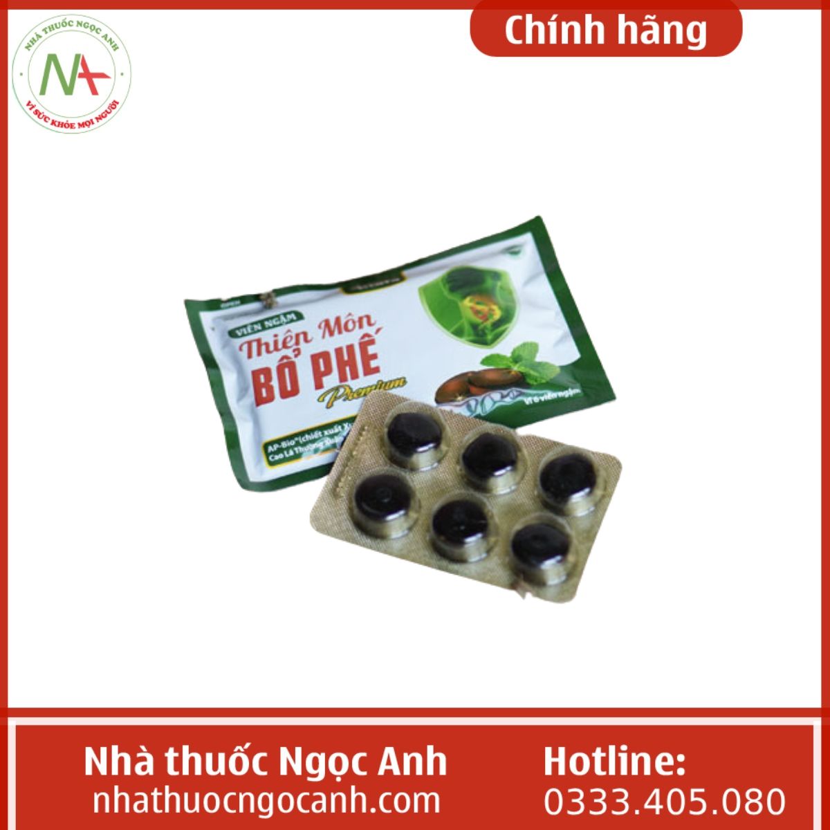 Viên ngậm Thiên Môn Bổ Phế Premium