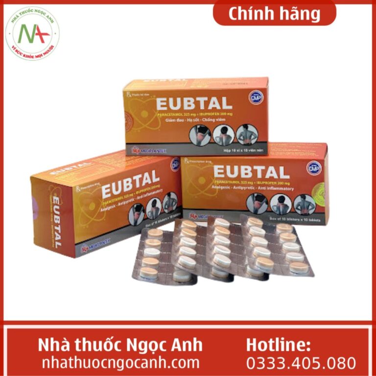 Thuốc giảm đau, hạ sốt, chống viêm Eubtal