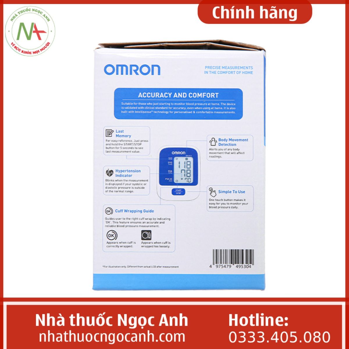 Máy đo huyết áp bắp tay OMRON HEM-8712