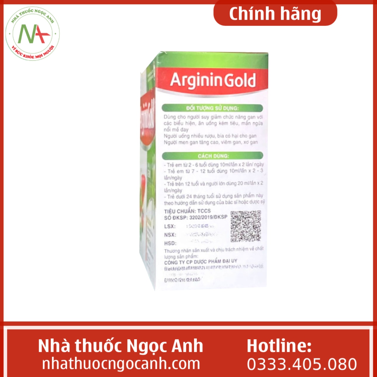 Arginin Gold Đại Uy