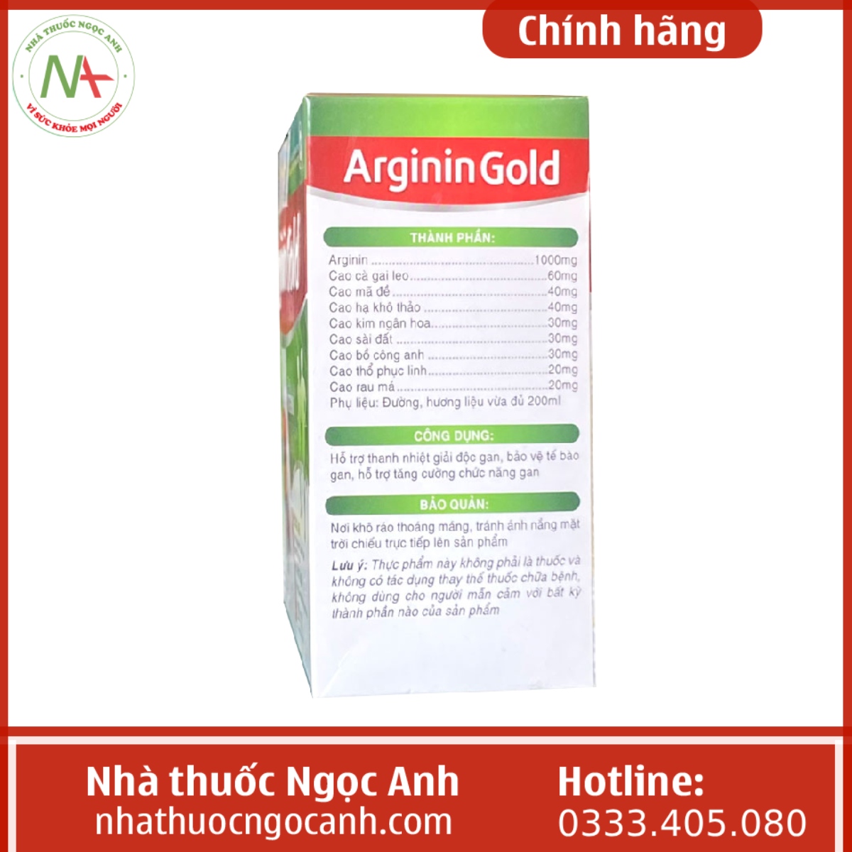 Arginin Gold Đại Uy