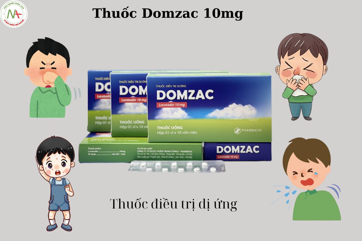 Công dụng của thuốc Domzac 10mg