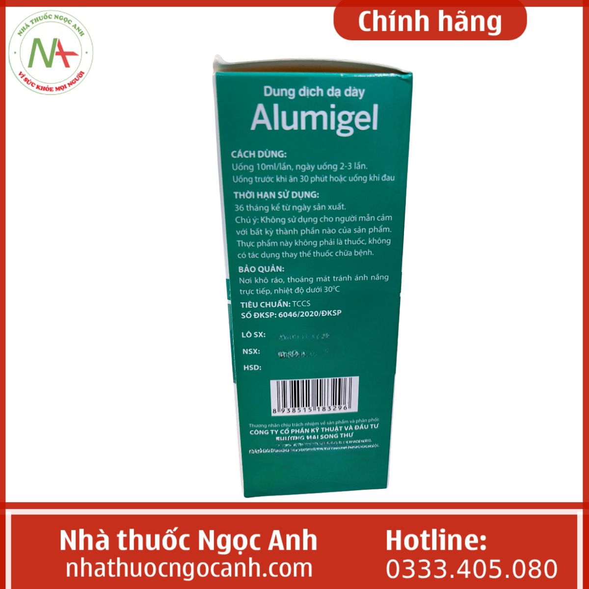 Dung dịch dạ dày Alumigel