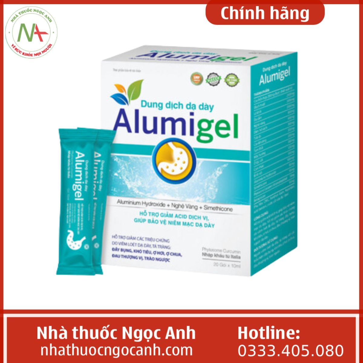 Dung dịch dạ dày Alumigel