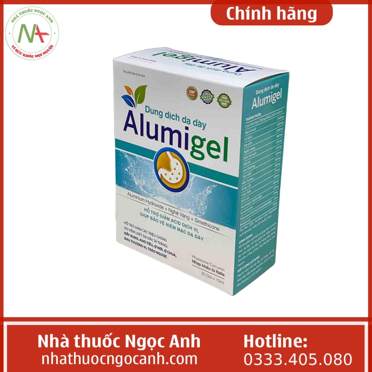 Dung dịch dạ dày Alumigel